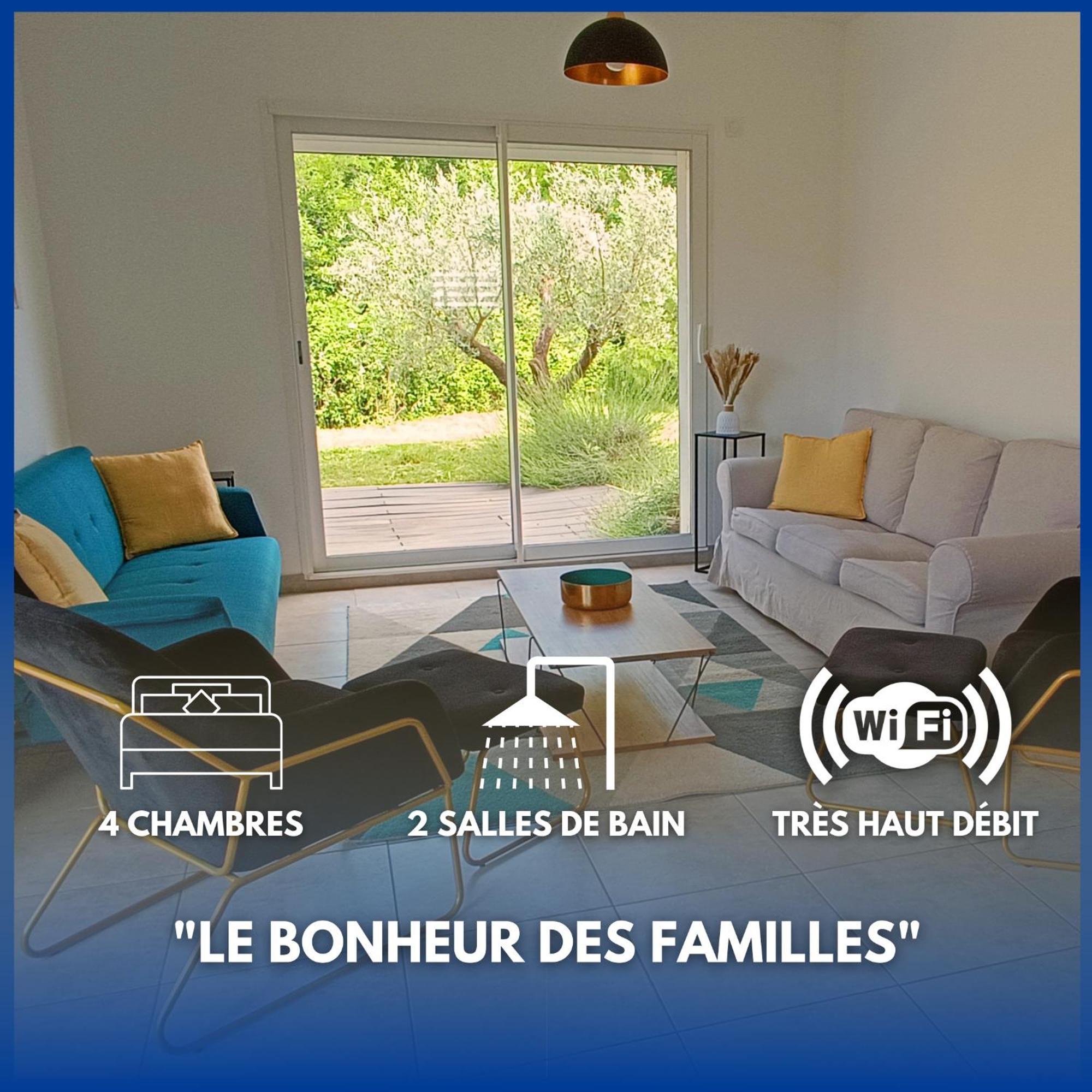 La Villa Lyne - Villa Moderne 4 Chambres 8 Personnes Clim Lezan Ngoại thất bức ảnh